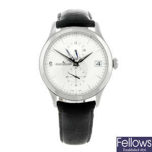 JAEGER-LECOULTRE - a gentleman's stainless steel Master Control Hometime wrist watch.