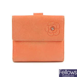 CHANEL - a Camellia wallet.