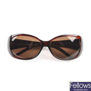 FENDI - a pair of Zucca sunglasses.