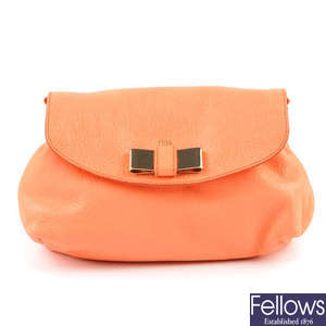 CHLOE - a small bow front handbag.