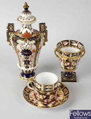 A small group of Royal Crown Derby items.