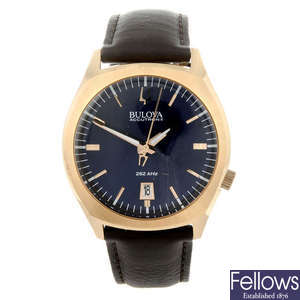 BULOVA - a gentleman's gold plated Accutron II wrist watch.
