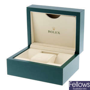 ROLEX - a complete watch box.