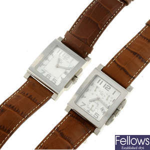 A group of  Guess Collection wrist watches. Approximately 14.