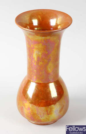 An early 20th century Ruskin pottery vase