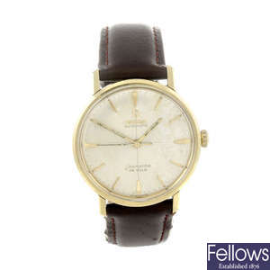 OMEGA - a gentleman's bi-colour Seamaster De Ville wrist watch.