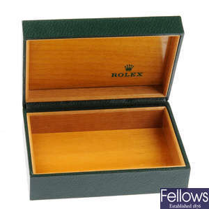 ROLEX - an incomplete watch box.