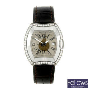 BEDAT & CO. - a lady's stainless steel wrist watch.