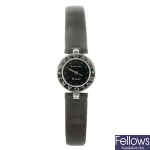 BULGARI - a lady's stainless steel B.Zero 1 wrist watch.