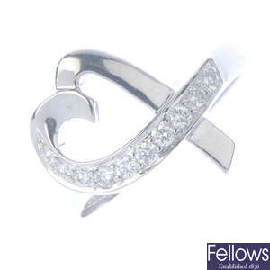 TIFFANY & CO. - a diamond dress ring, by Paloma Picasso for Tiffany & Co.