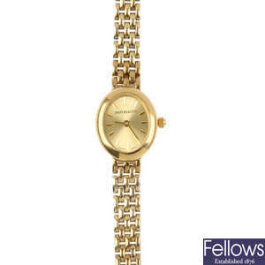 A lady's 9ct gold watch.