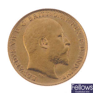 Edward VII, Half-Sovereign 1909.
