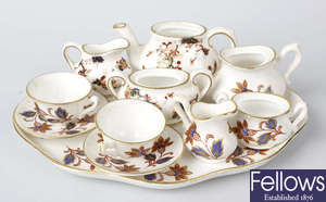 A large group of miniature teawares.