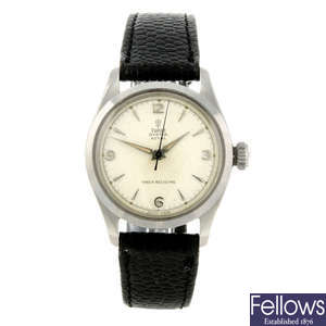 TUDOR - a gentleman's stainless steel Oyster Royal wrist watch.