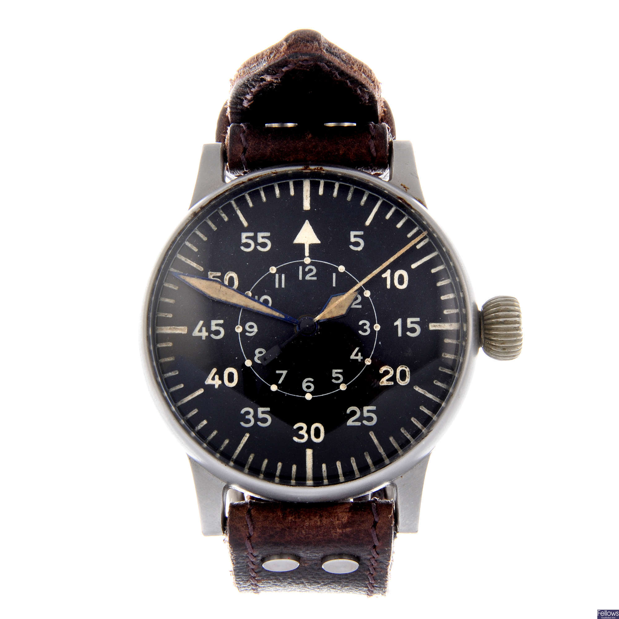 LOT:164 | A. LANGE & SÖHNE - a base metal WW2 German military issue ...